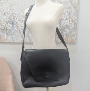 Matt and Nat Black Vegan leather Unisex Laptop Bag